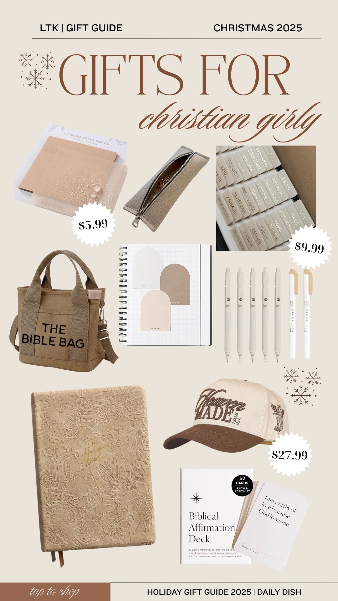 Gift guide for the Christian girly

#LTKGiftGuide #LTKHoliday #LTKFindsUnder100