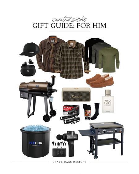 gift guide for HIM - 
gifts for him under $100 gifts for him under $50. Amazon gifts for him. 
Blackstone grill. Smoker. Flannel. Hat. Outdoor gift ideas cold plunge ice plunge grill 

#LTKCyberWeek #LTKGiftGuide #LTKmens