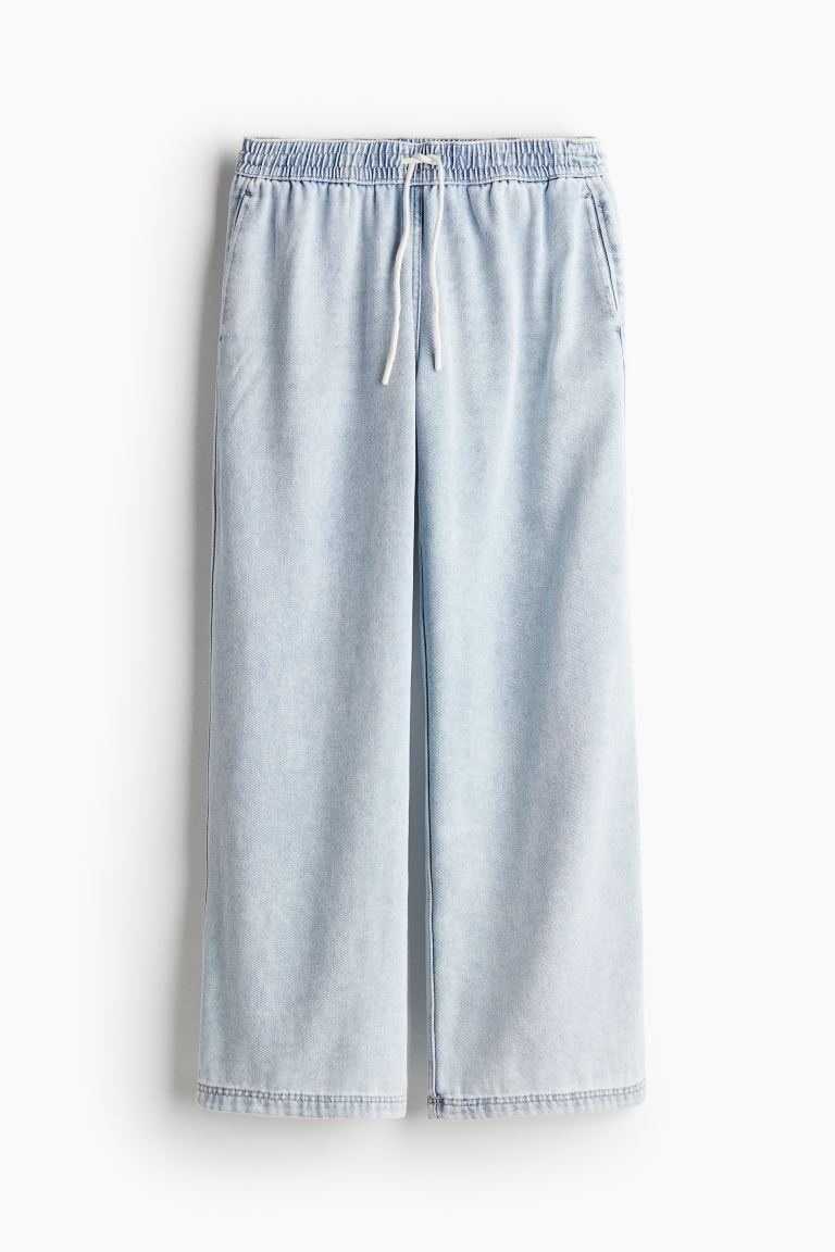 Denim Pull-on Pants | H&M (US + CA)