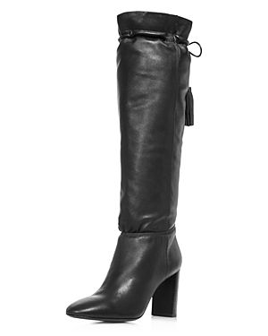 kate spade new york Women's Hazel Pointed Toe Leather High-Heel Boots | Bloomingdale's (US)