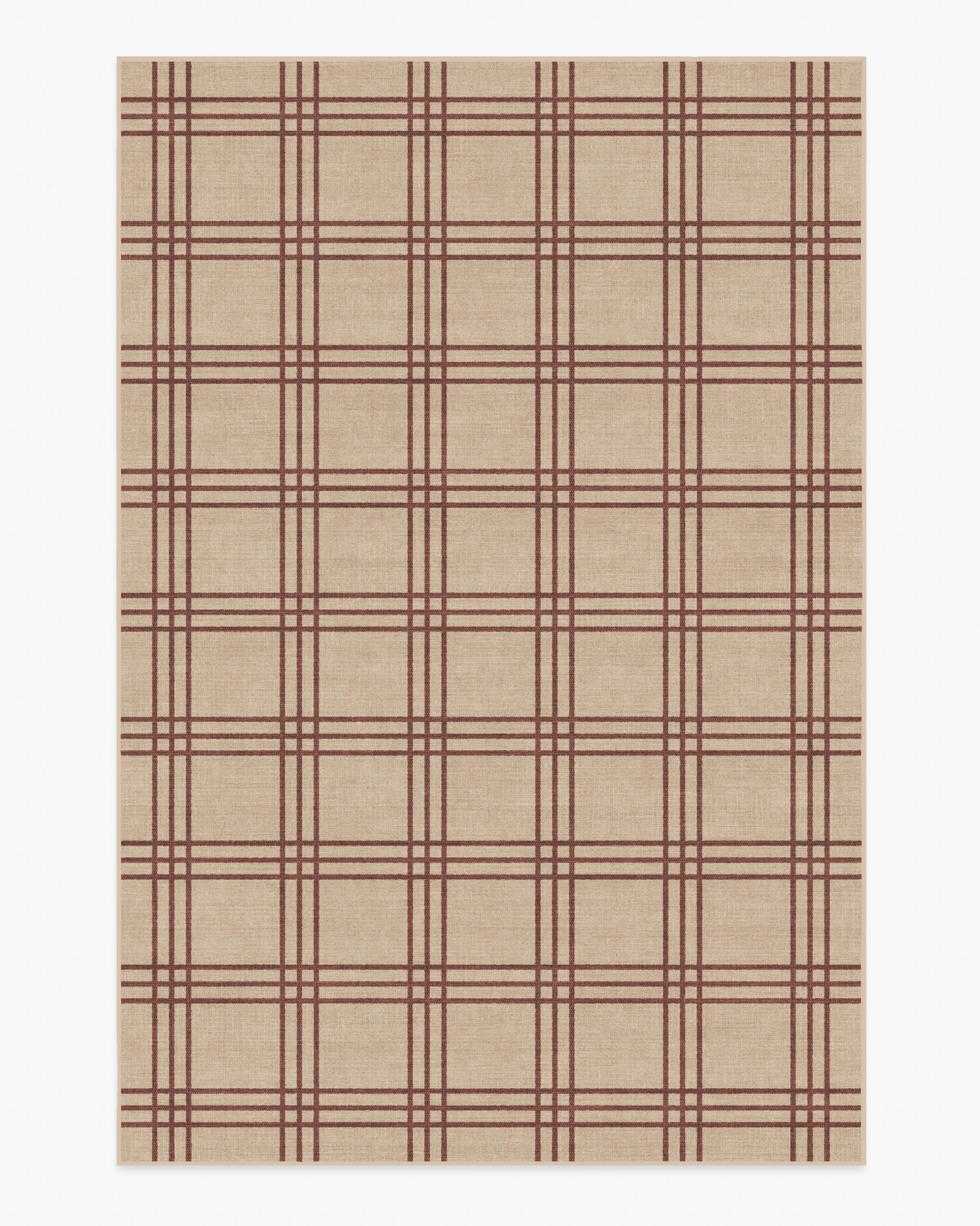 Pierre Rust & Natural Flatwoven Rug | Ruggable US | Ruggable