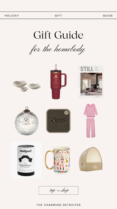 Gift guide for the homebody

#LTKGiftGuide #LTKSeasonal #LTKHoliday