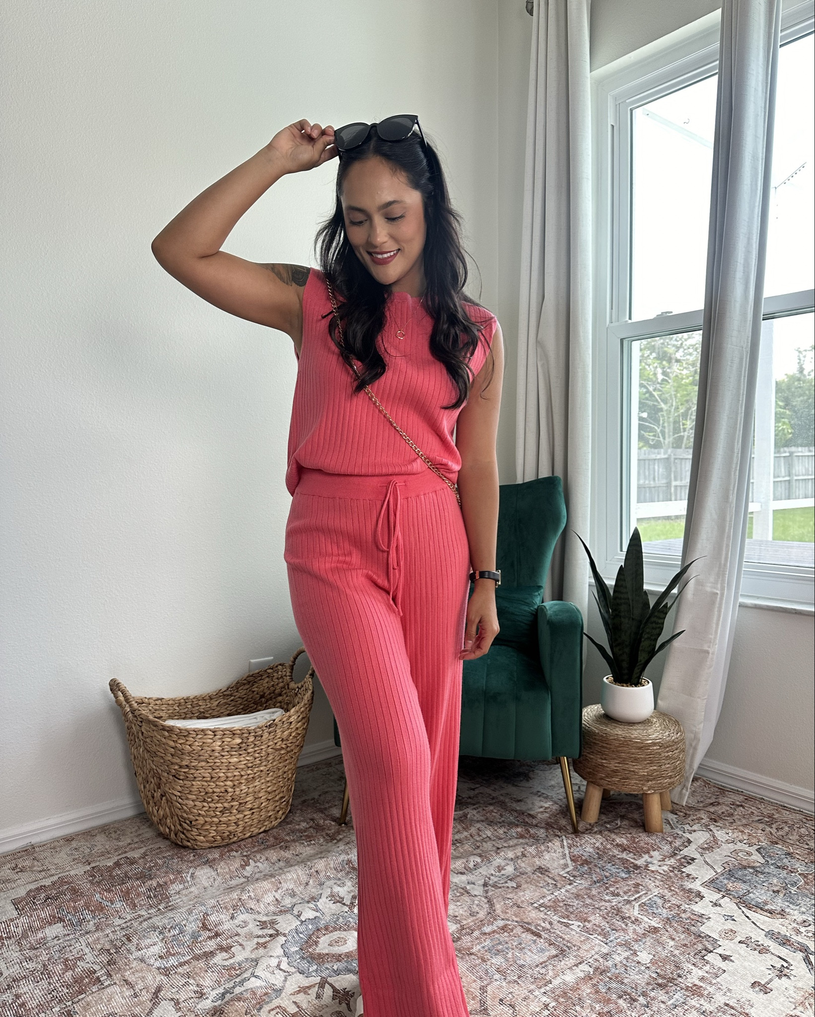 Vacation outfit idea. Light knit material. Wearing size small  

#LTKTravel #LTKStyleTip #LTKFindsUnder50