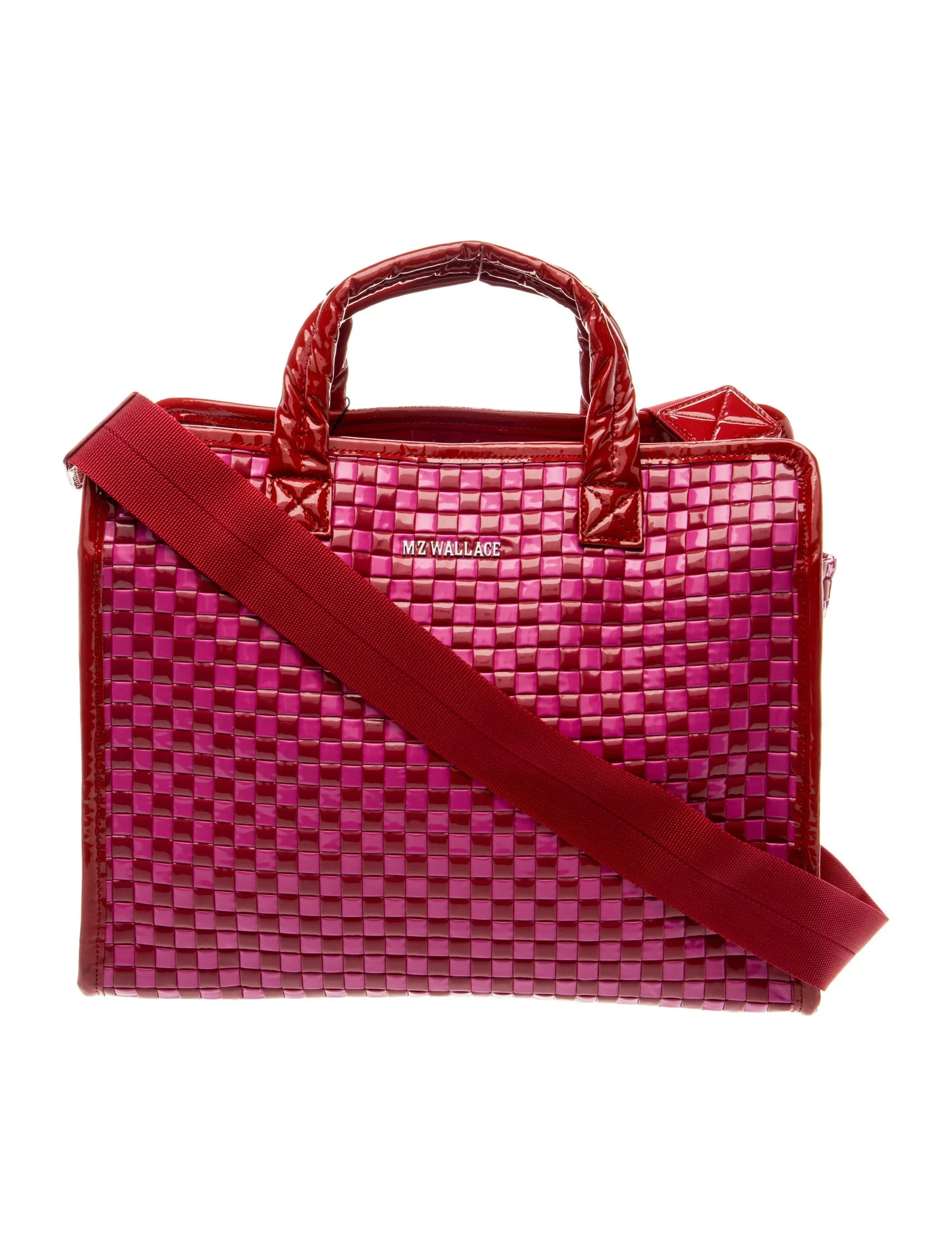 MZ Wallace Vinyl Top Handle Bag w/ Tags - Red Handle Bags, Handbags - WMZWA51959 | The RealReal | The RealReal