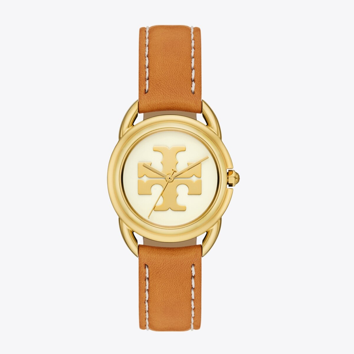 Miller Watch, Leather/Gold-Tone Stainless Steel: Women's Designer Strap Watches | Tory Burch | Tory Burch (US)