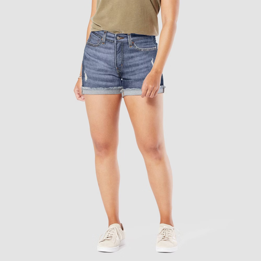 DENIZEN from Levi's Women's High-Rise 3"" Jean Shorts - Seaside 18 | Target