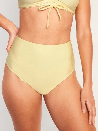 High-Waisted Swim Bottoms for Women | Old Navy (US)