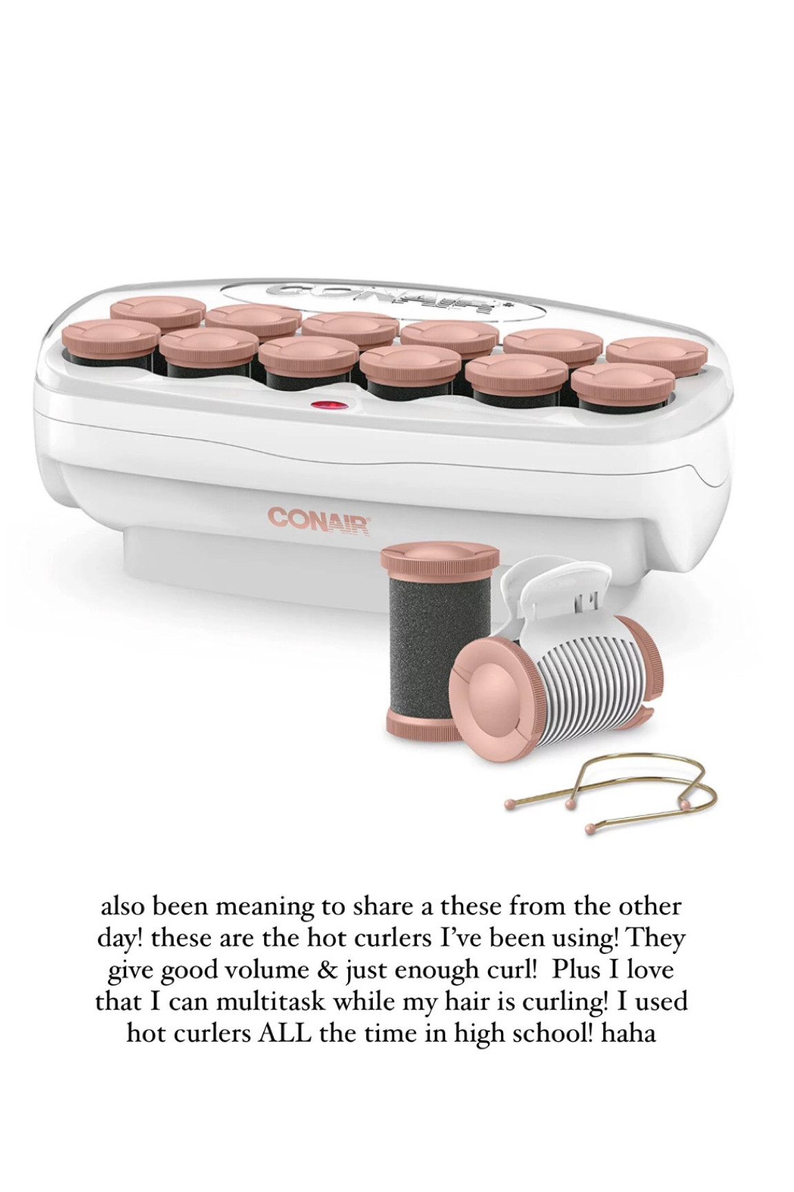 Hot curlers! These give volume, shine & curl plus I love that I can multitask with them in my hair



#LTKsalealert #LTKFind #LTKbeauty