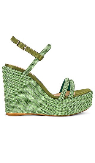 Jocana Wedge in Verde | Revolve Clothing (Global)