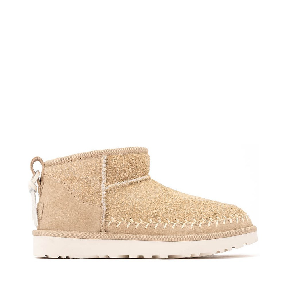 Womens UGG\u00ae Classic Ultra Mini Biarritz Boot - Mustard Seed | Journeys