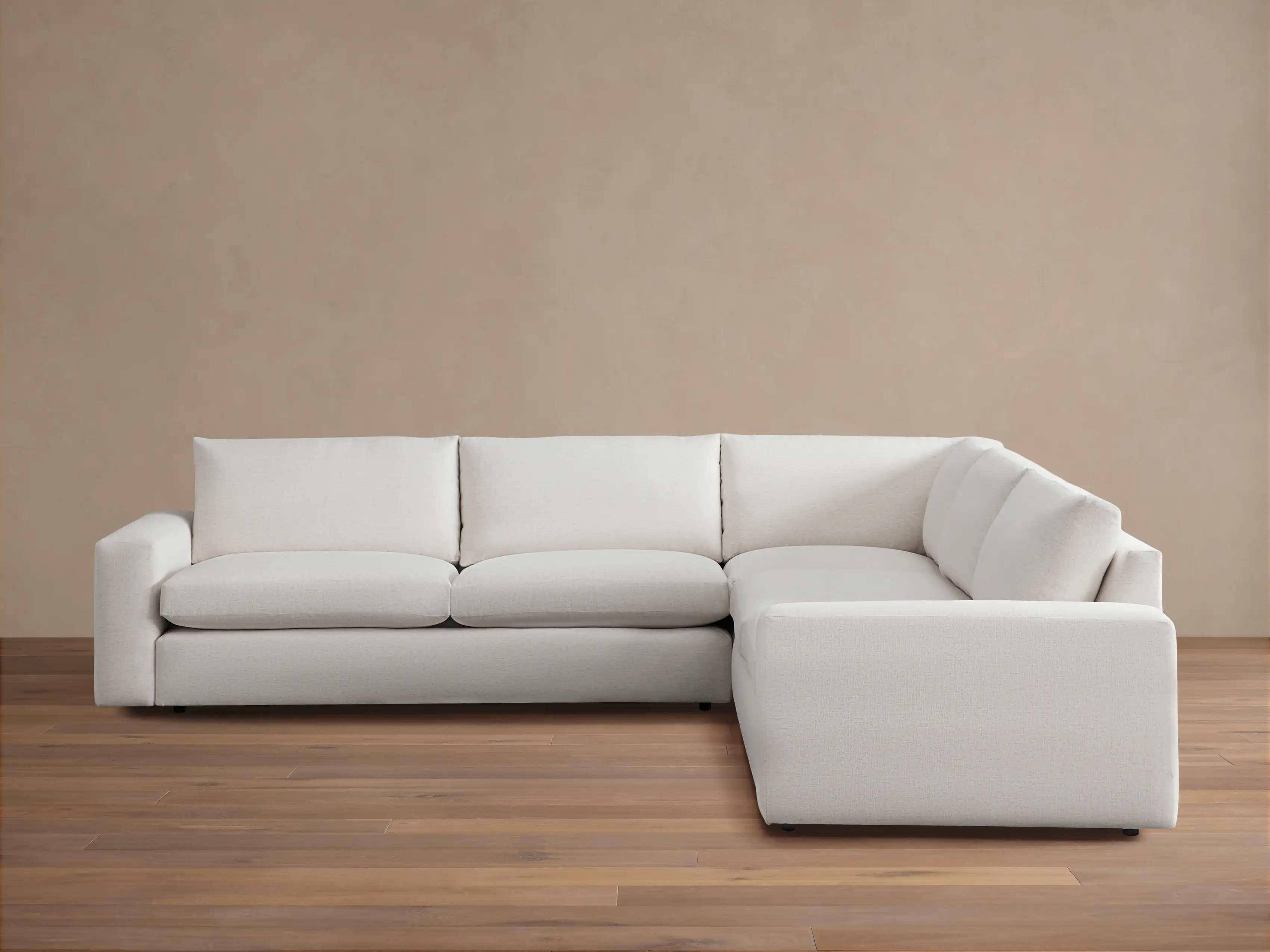 Kipton Wide Arm Three-Piece Corner Sectional | Arhaus