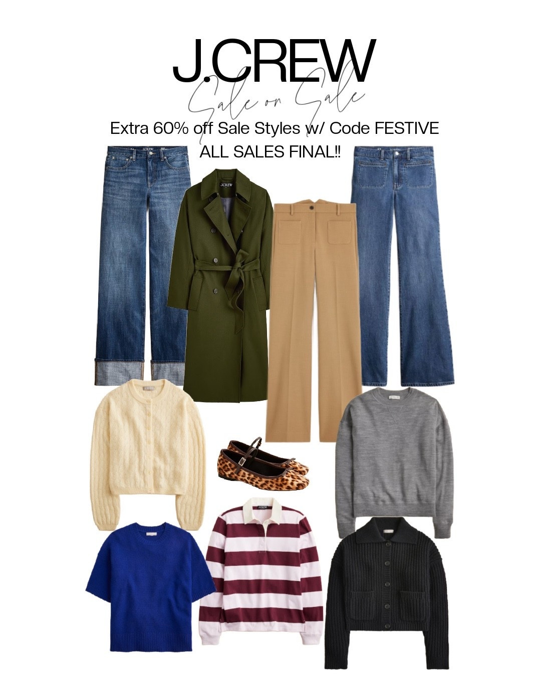 Sale on Sale!
*All Sales FINAL*

#LTKSaleAlert #LTKOver40 #LTKSeasonal