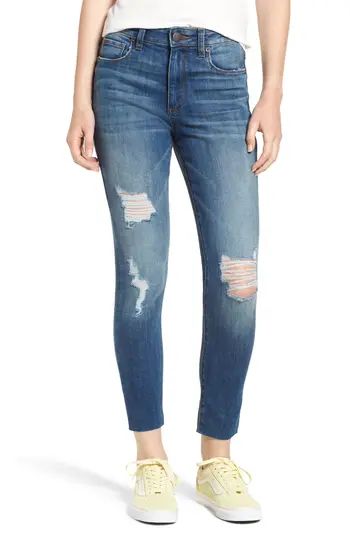 Women's Sts Blue Ellie Ripped High Rise Cropped Jeans | Nordstrom