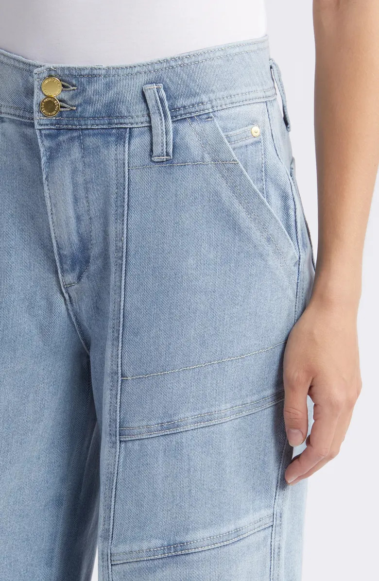 Wit & Wisdom 'Ab'Solution Skyrise Patch Pocket Crop Wide Leg Jeans | Nordstrom | Nordstrom