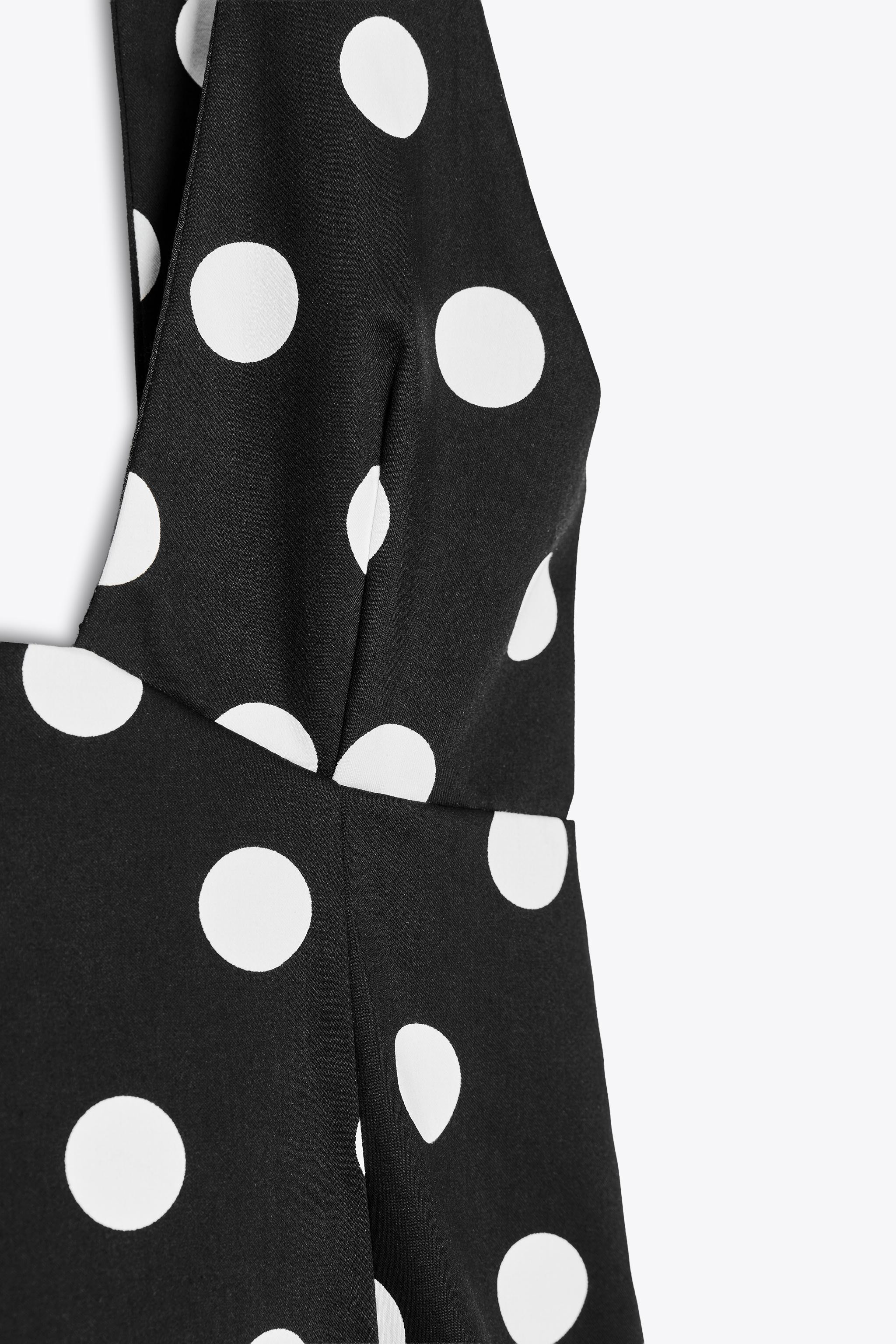 POLKA DOT HALTER BACK BOW TOP | Zara US