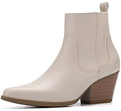 CentroPoint Women's Fashion Block Heel Ankle Boots Pointed Toe Side Zip Leather Booties | Amazon (US)