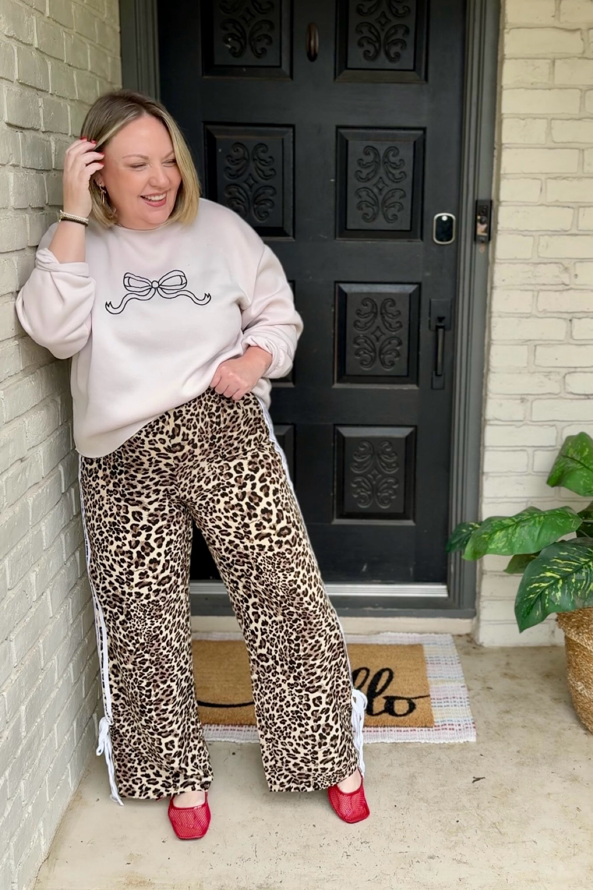 Head to toe Shein! Great *affordable* way to try a trends. Large top; XL pants, shoes tts

#LTKMidsize #LTKFindsUnder50 #LTKStyleTip