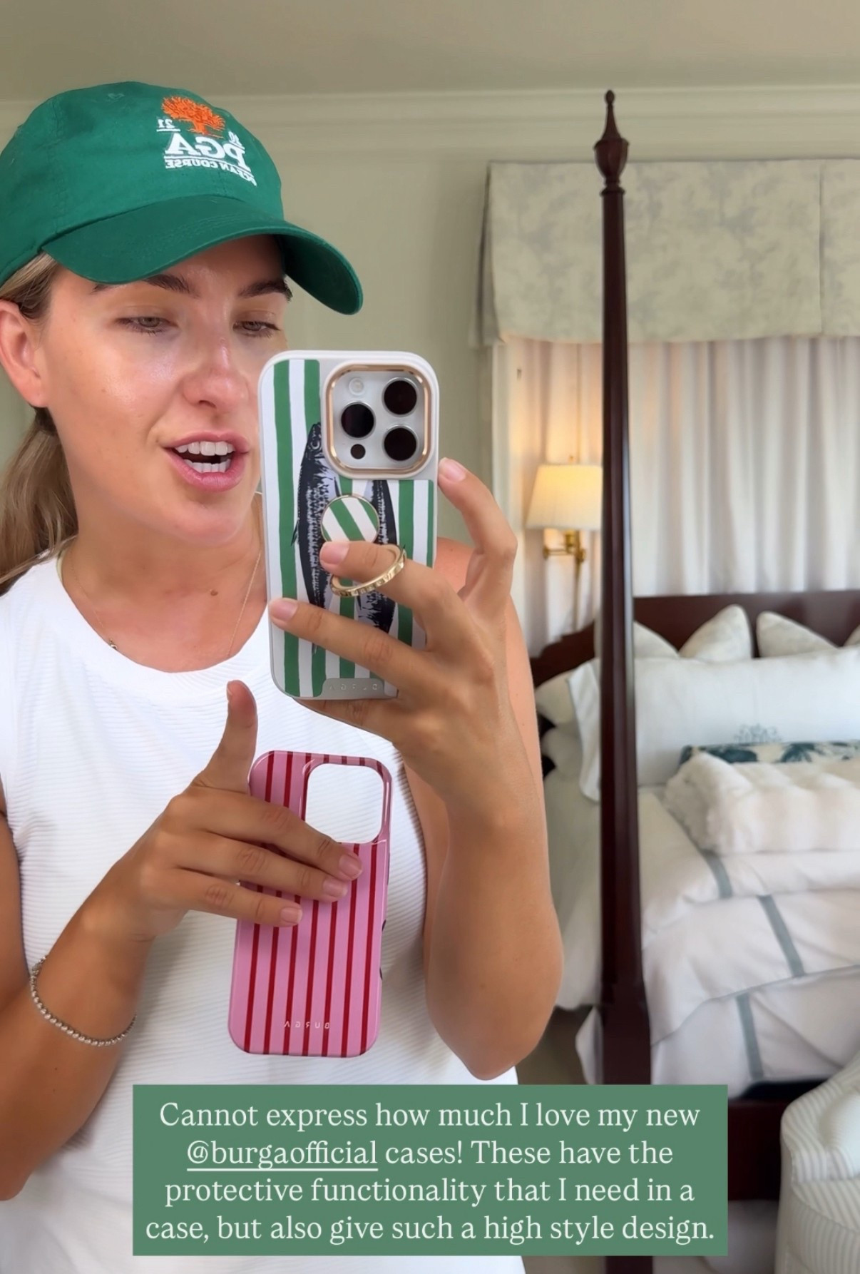 Use code MEGANX15 for 15% off your @burgapfficial purchase! You can stack that with their buy 2 cases get 2 free deal :) #ad