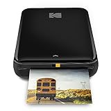 KODAK Step Wireless Mobile Photo Mini Color Printer (Black) Compatible w/ iOS & Android, NFC & Bl... | Amazon (US)