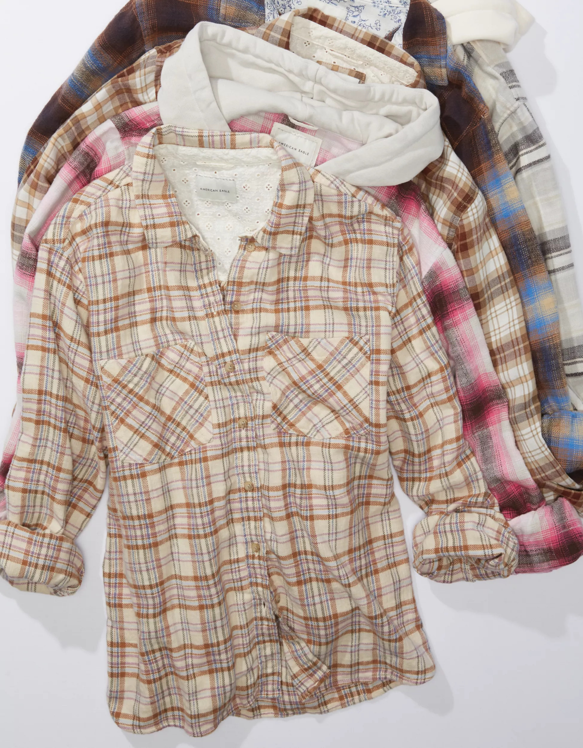AE Oversized Flannel Shirt | American Eagle Outfitters (US & CA)