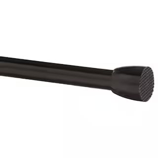 18 in. - 28 in. Tension Curtain Rod in Oil Rubbed Bronze 968303 - The Home Depot | The Home Depot