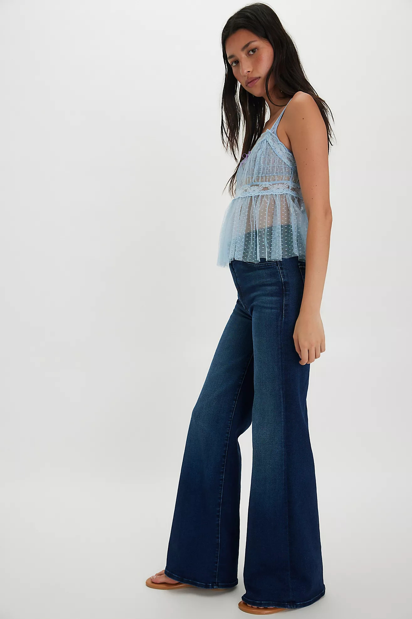 MOTHER The Hustler Roller Sneak Jeans | Free People (Global - UK&FR Excluded)