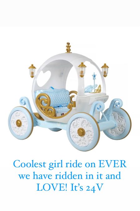 Girls ride on carriage 

#LTKHoliday #LTKSeasonal #LTKCyberweek