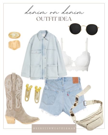 COUNTRY CONCERT FIT INSPO!

Morgan wallen concert, Nashville outfit inspo, concert, summer concert, denim on denim, denim shacket, lace bra, cowgirl boots, sling bag, western fashion, coastal cowgirl 



#LTKstyletip #LTKitbag #LTKbeauty

Follow my shop @kerstynweatherman on the @shop.LTK app to shop this post and get my exclusive app-only content!

#liketkit 
@shop.ltk
https://liketk.it/4Bl7j

#LTKStyleTip #LTKSeasonal #LTKU