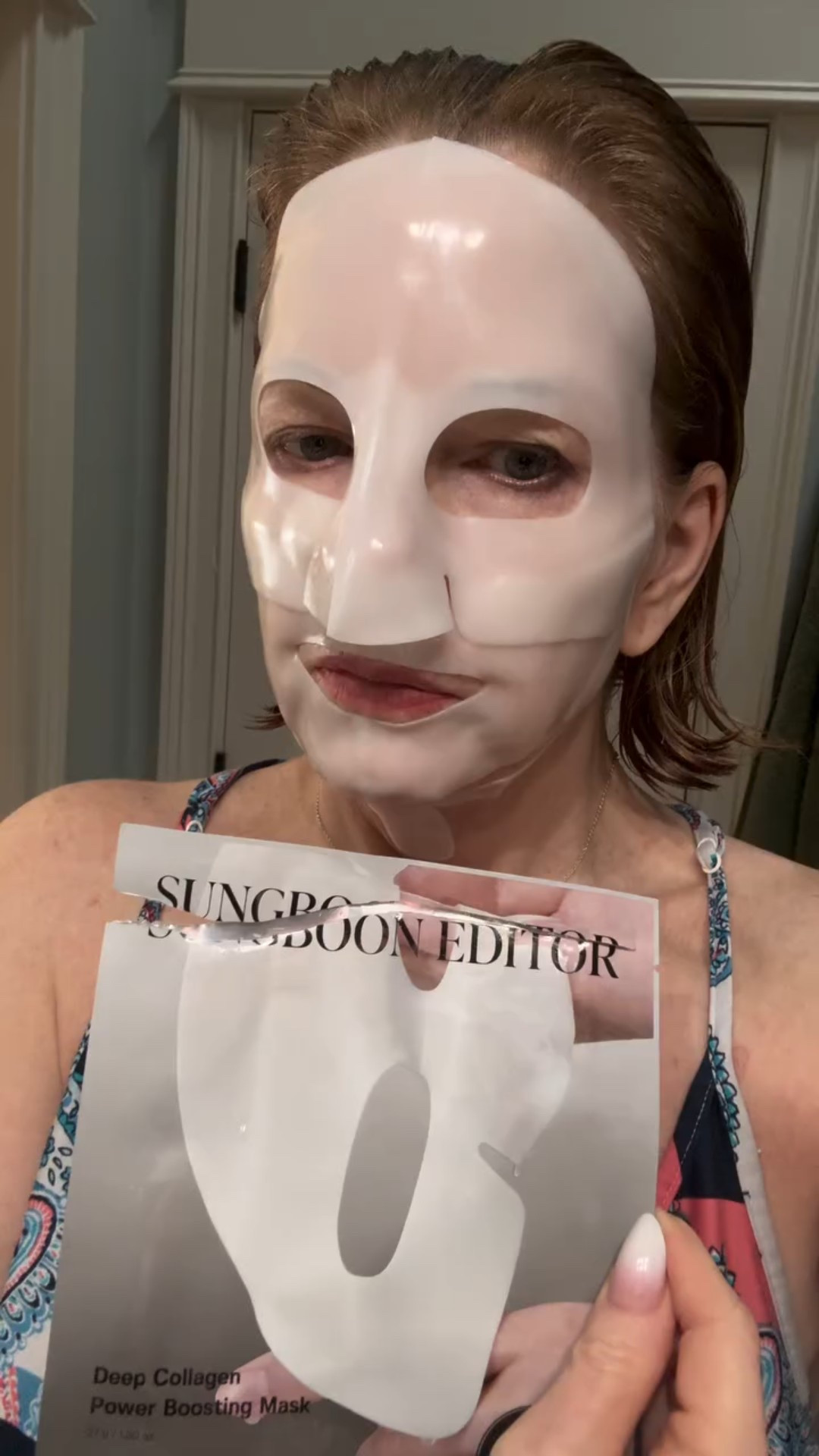 A little chit chat about self care. 🧖🏽‍♀️ Meantime, I look crazy! 🤪 

#skincare #selfcaresunday #skincancerawareness 
viral mask, hydrating face mask, collagen infused, glass skin

#LTKBeauty #LTKselfcare #LTKstorytime