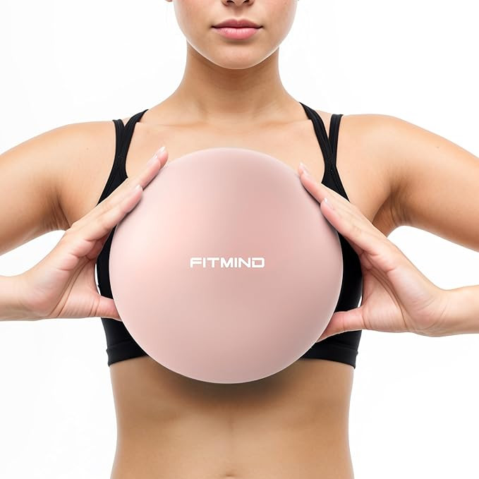 Pilates Ball 10 Inches Small Exercise Ball,Core Ball with Inflation Straw, Barre Ball,Bender Ball... | Amazon (US)