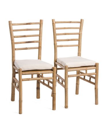 Set Of 2 Dinning Chairs With Cushion | TJ Maxx