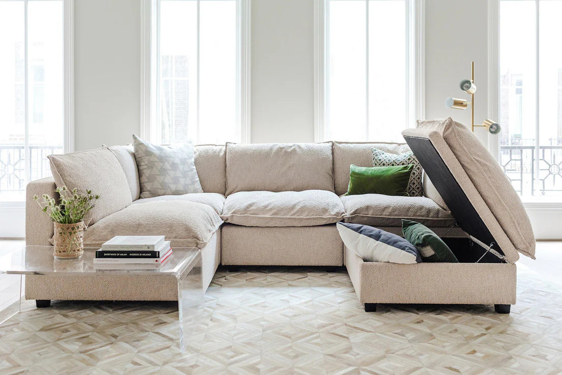 Kova L-Shape + Ottoman | Albany Park