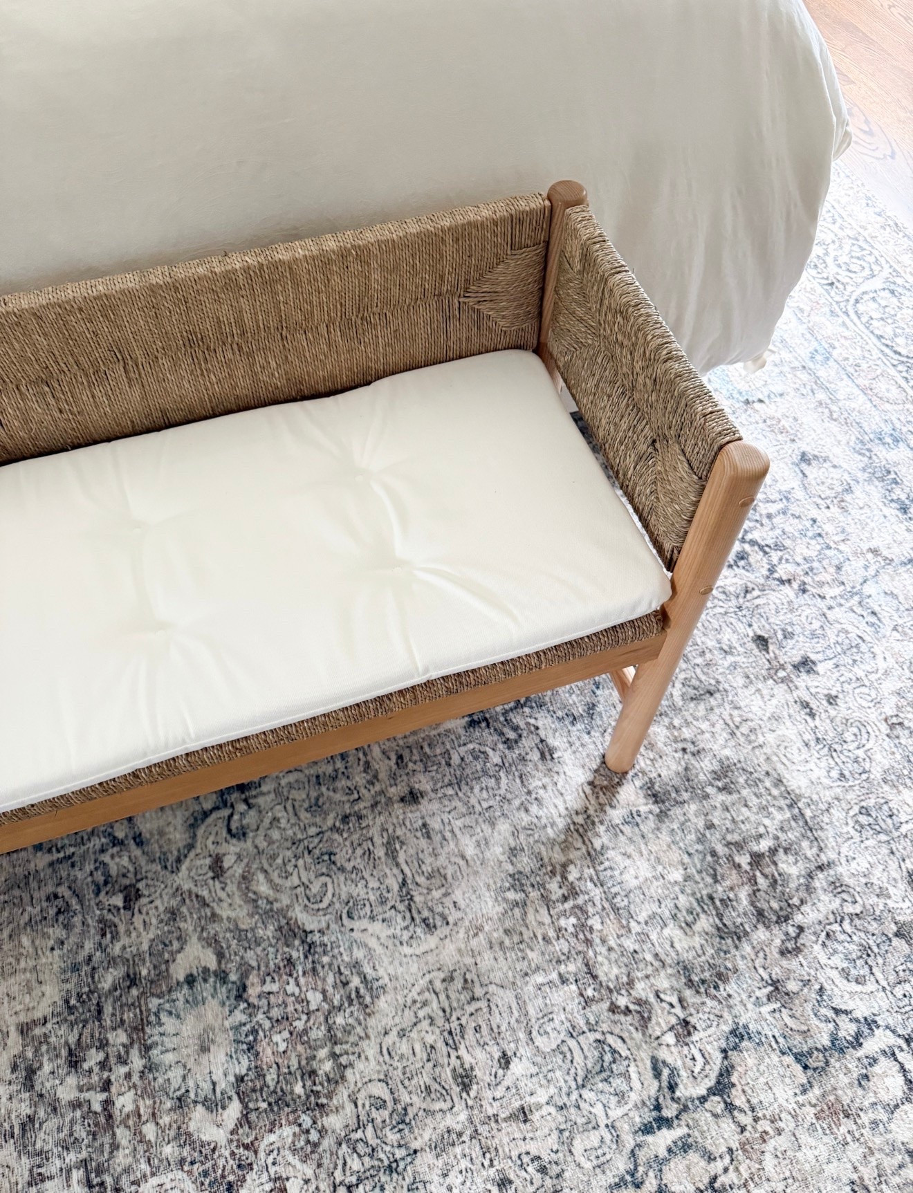 I found this @Target bench for my client’s primary bedroom and it’s perfect at the foot of their bed! Perfect mix of high and low 🙌🏻

Bedroom, bedroom inspo, bedroom decor, bedroom furniture, bedroom accessories, bedroom styling, upholstered bed, neutral home, modern coastal, cozy home, target, GIRLONTHEHUDSON

#LTKHome #LTKSaleAlert #LTKdayinmylife