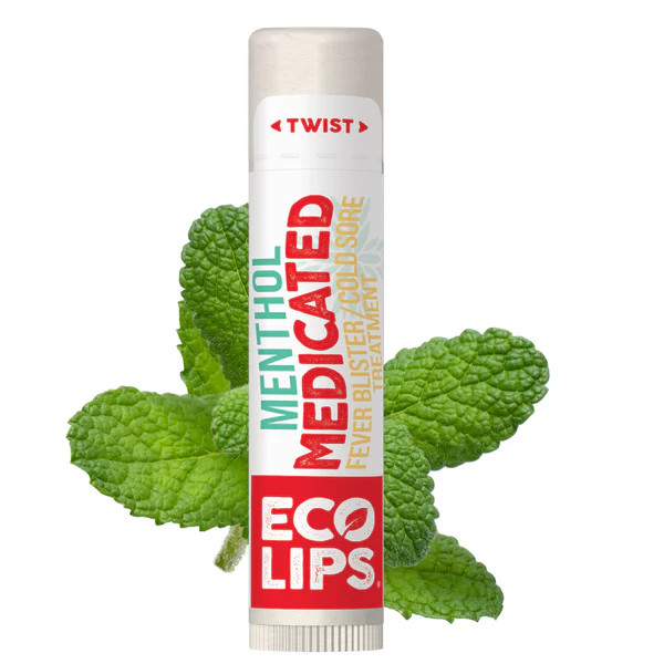 Medicated Cold Sore & Fever Blister Treatment Plant Pod® Organic Lip Balm, 0.15 oz. | Eco Lips