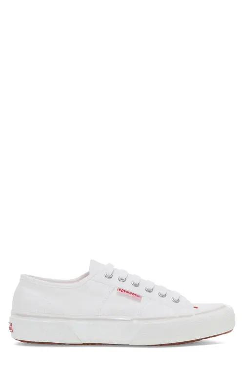 Superga 2490 Bold Sneaker in White-Red at Nordstrom, Size 7 | Nordstrom
