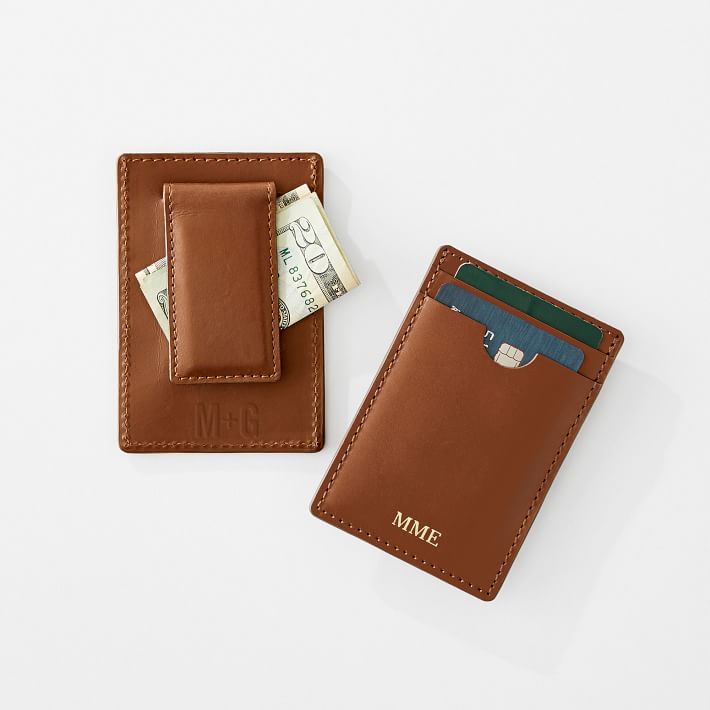 Leather Money Clip Wallet | Mark and Graham