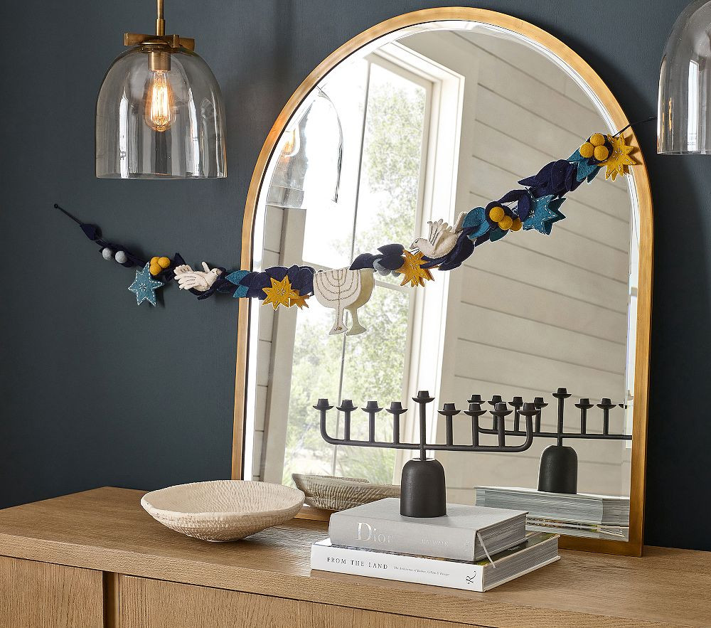 Rifle Paper Co. Hanukkah Felted Garland | Pottery Barn Kids
