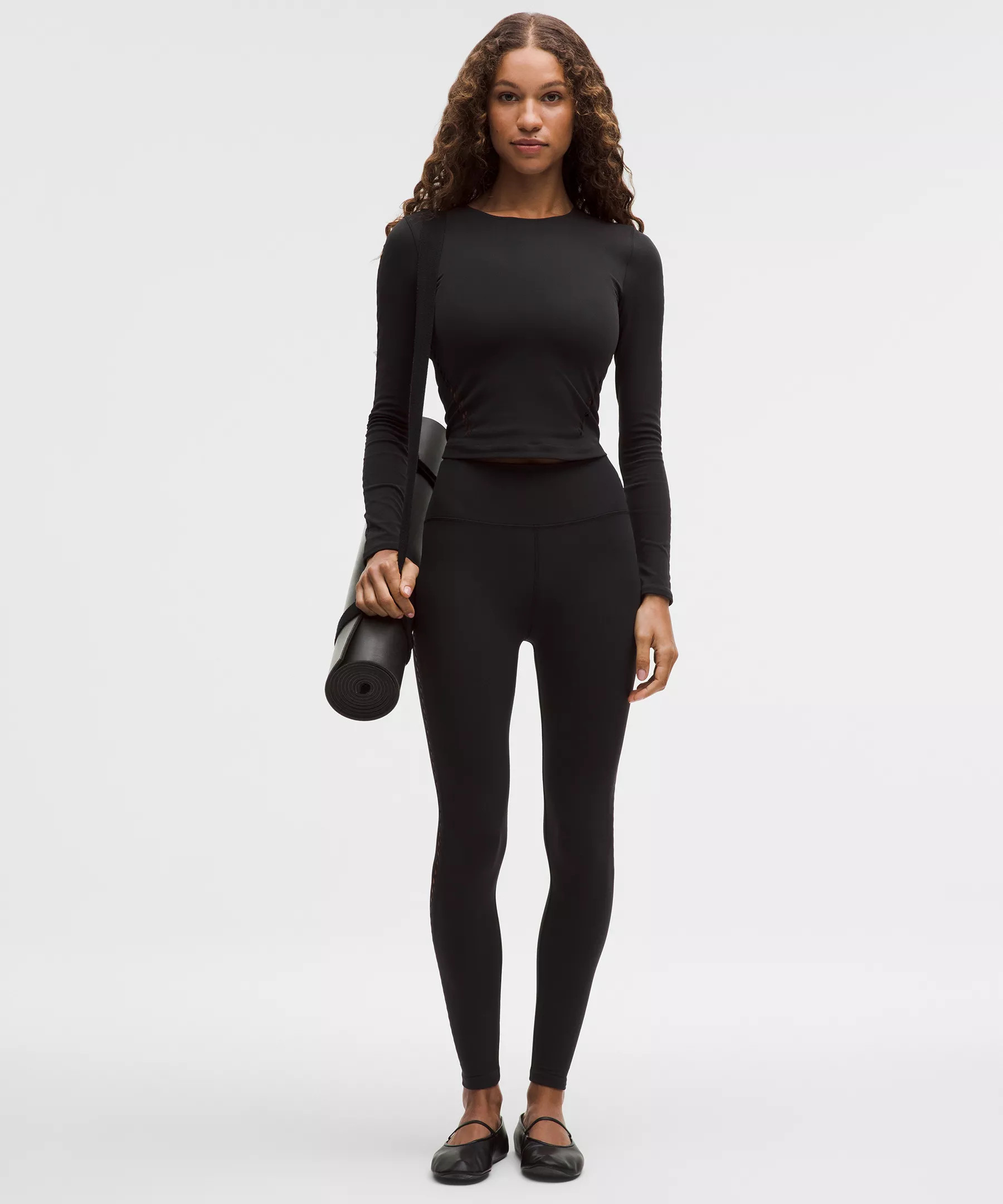 RevealKnit Eyelet Crewneck Long-Sleeve Shirt | Lululemon (US)