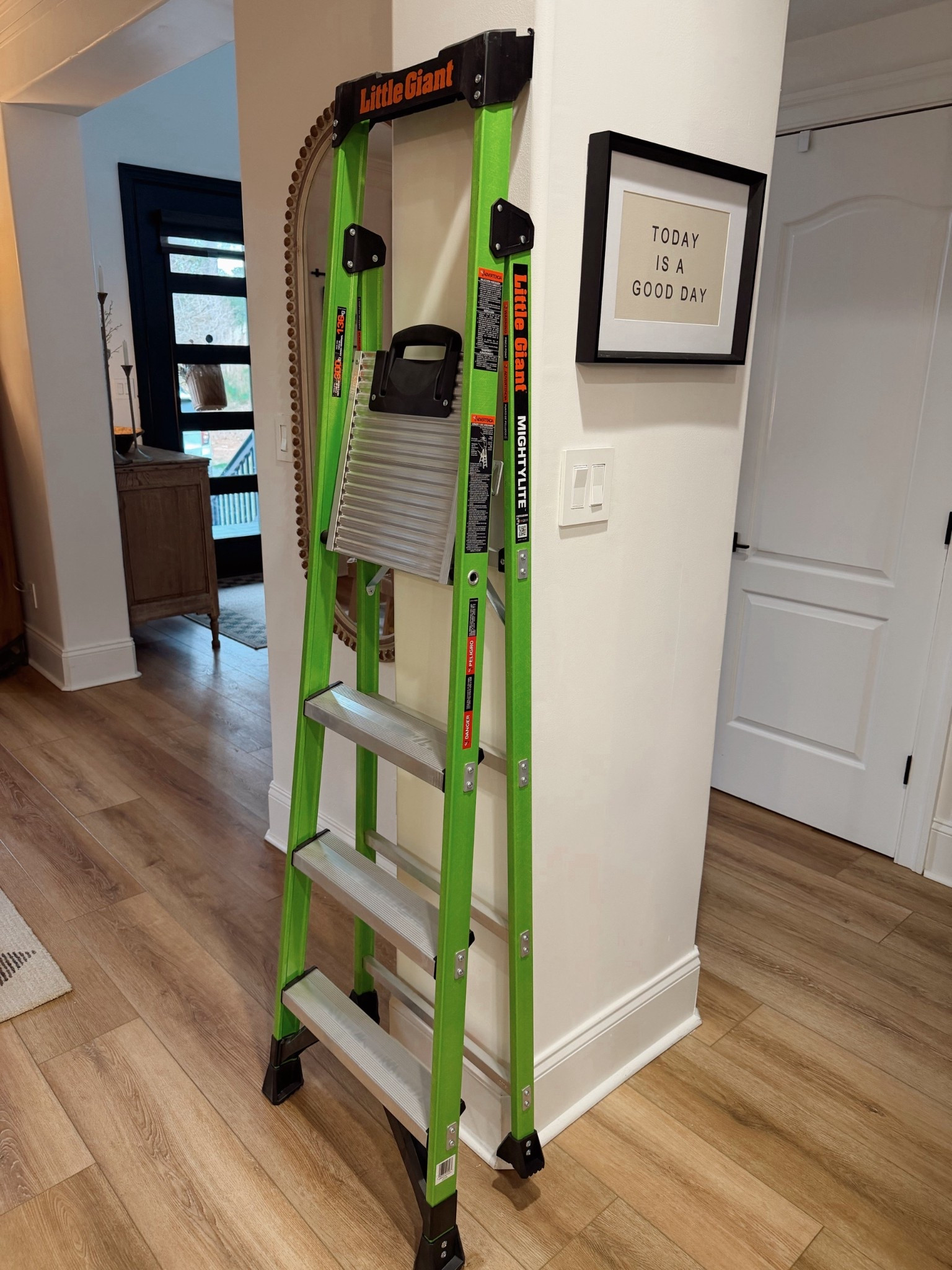 As a DIY girly - ladders are used often🙈👀🪜 I love this new one I found b/c it’s SO LIGHT & easy to carry around! Super durable & from one of my fave brands at @loweshomeimprovement !! 

 #ad #LowesPartner / diy / home / Holley Gabrielle 

#LTKHome #LTKSaleAlert