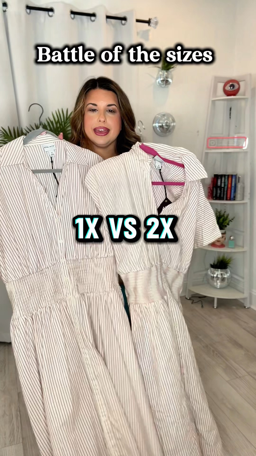 New series alert 🚨 Battle of the Sizes where we determine if we should size up or down to get the best fit

#LTKPlusSize #LTKOver40
