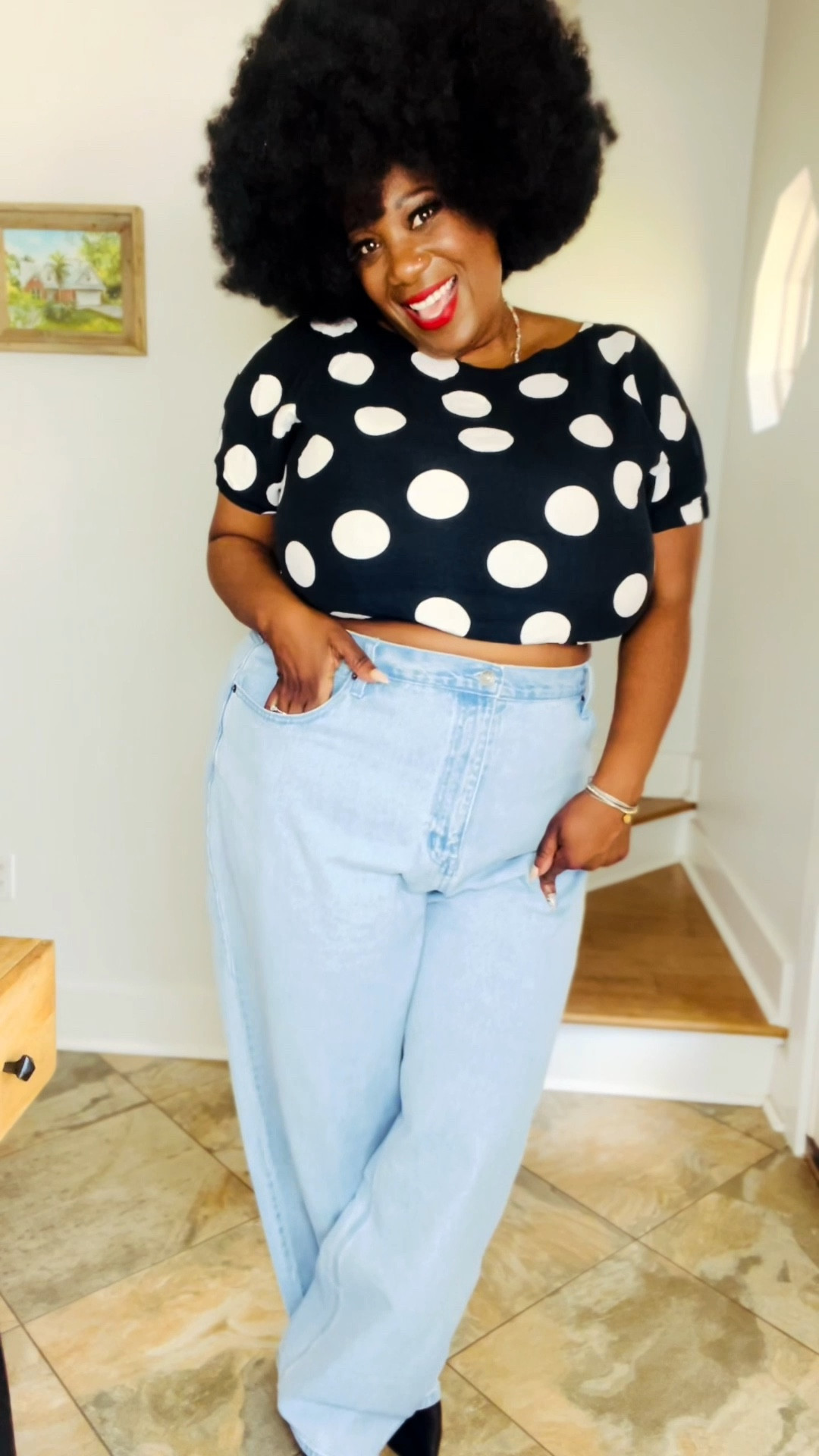 These jeans are EVERYTHING! I am wearing the size 18 and they fit perfectly!! 

#LTKgrwm #LTKPlusSize #LTKdayinmylife