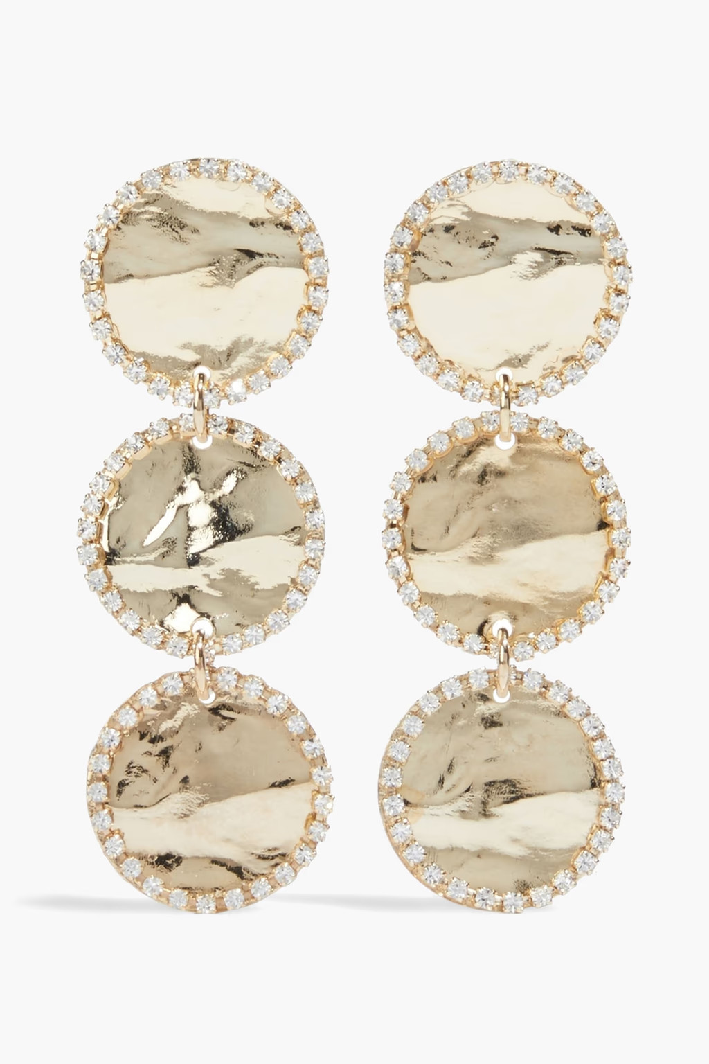 Limone gold-tone crystal earrings | The Outnet (US and CA)
