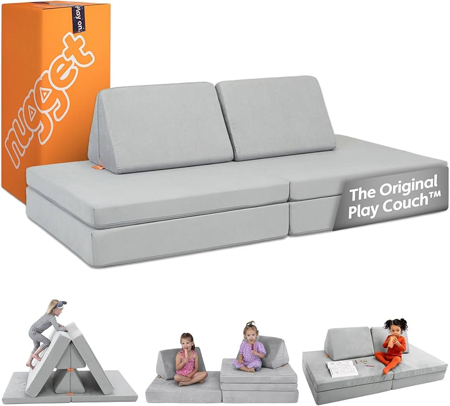Nugget - The Original Play Couch for Kids - Modular Foam Children's Sofa for Playroom, Imaginatio... | Amazon (US)