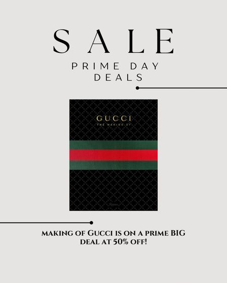 Prime day coffee table book Gucci 

#LTKsalealert #LTKhome #LTKxPrime