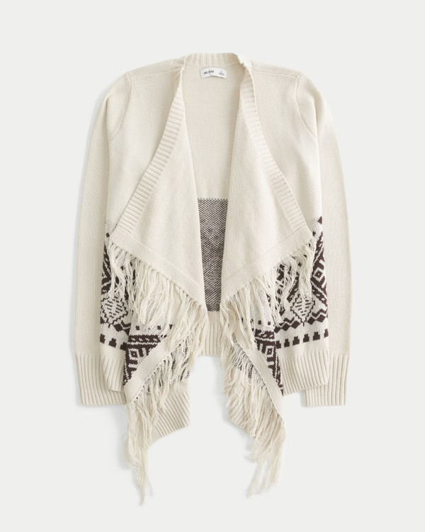 Women's Easy Fringe No-Close Cardigan | Women's Tops | HollisterCo.com | Hollister (US)