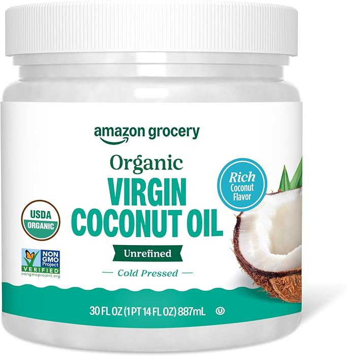 Amazon Grocery, Organic Virgin Coconut Oil, 30 Fl Oz | Amazon (US)