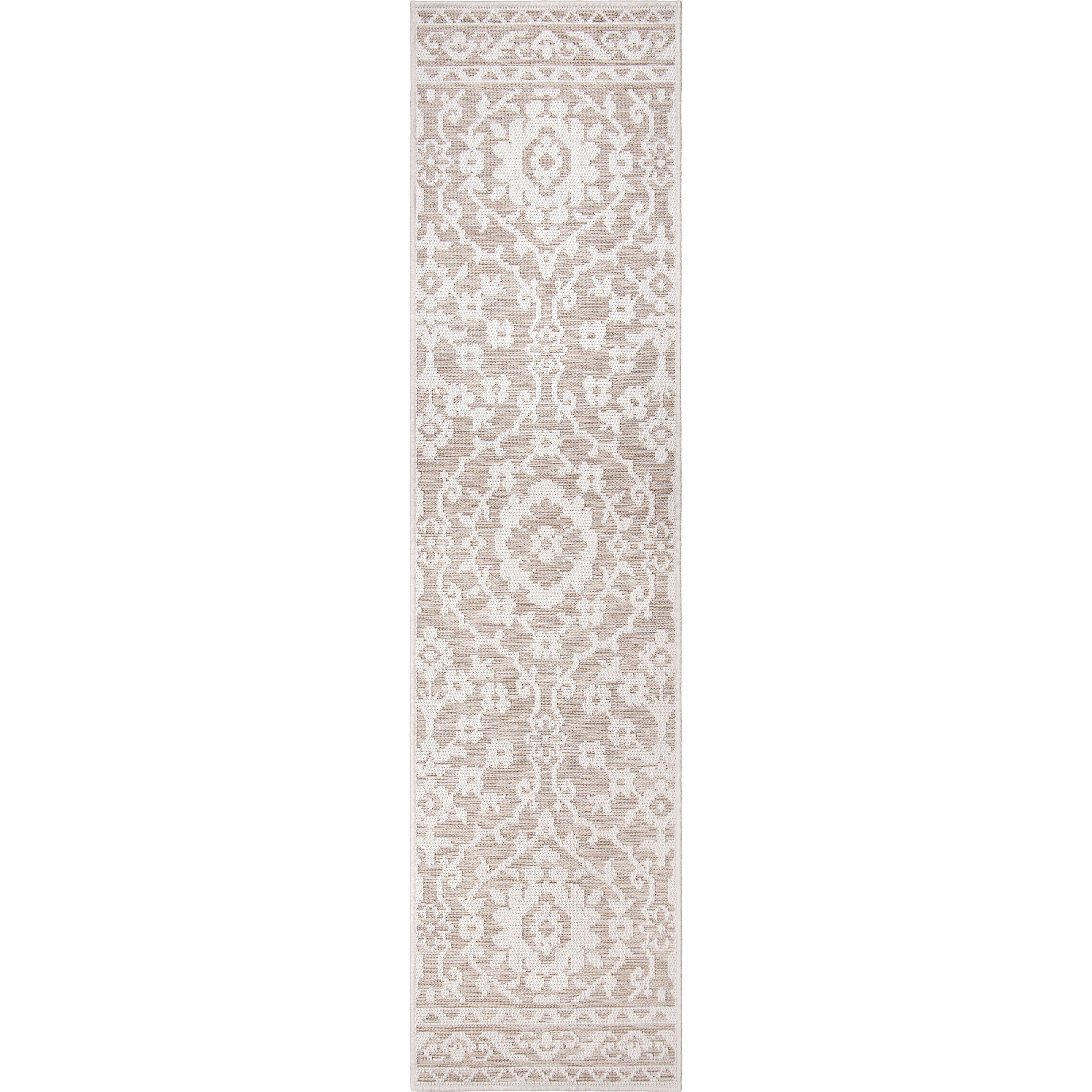 My Texas House Amelia 2' X 8' Runner Driftwood Reversible Outdoor Rug | Walmart (US)