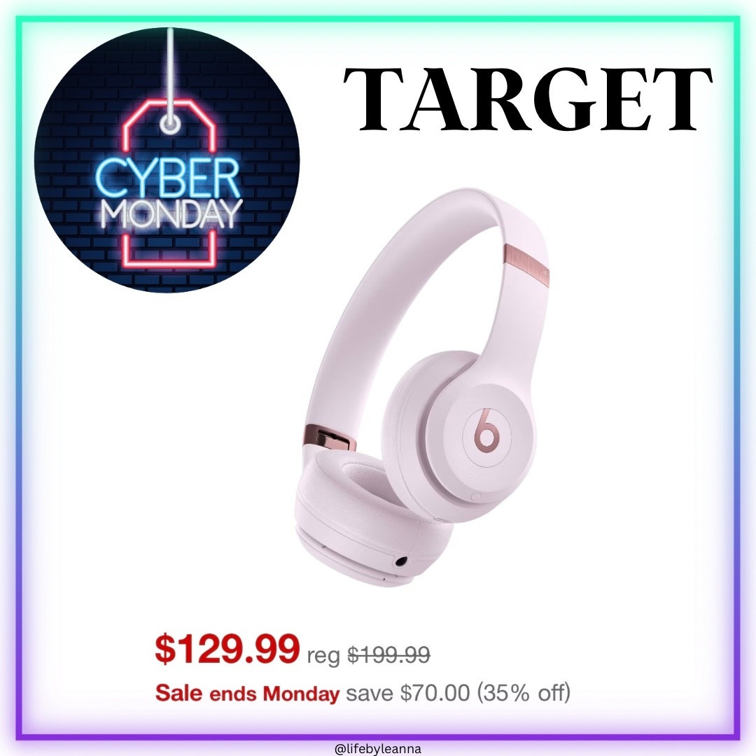 Target cyber Monday deals start today and end 12/1!!!






Beats/ Apple/ Target/ cyber Monday

#LTKSaleAlert #LTKGiftGuide #LTKCyberWeek