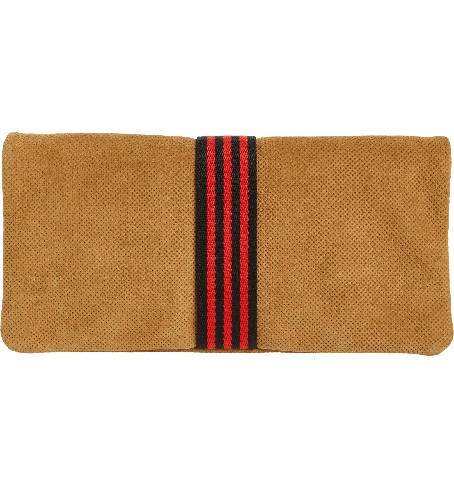 Perforated Suede Foldover Clutch | Nordstrom