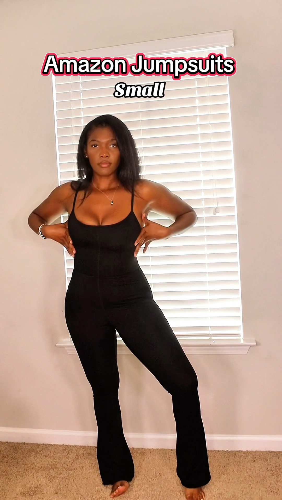 Amazon jumpsuits for under $40 andddd next day shipping count me in!
160 lbs | 5 ‘5 | small 

PS: I should’ve gotten a medium in the grey one ! 